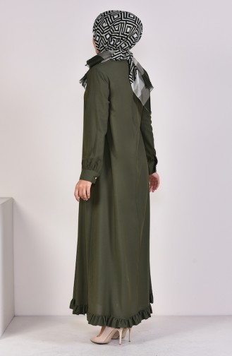 Green Hijab Dress 1202-05