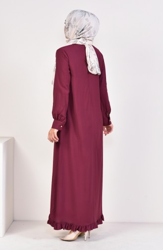 Robe Hijab Cerise 1202-07