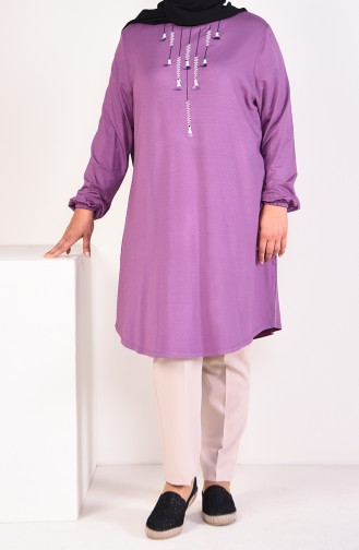 Embroidered Tunic 50533-05 Lilac 50533-05