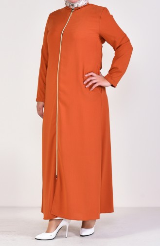 Orange Abaya 0282-01