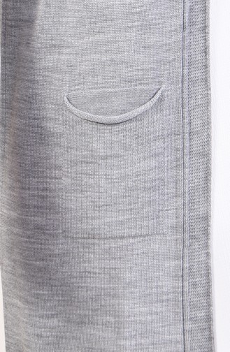 Slim Fit Knitwear Pocket Vest 4128-36 light Gray 4128-36