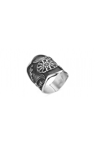 Silver Gray Ring 010