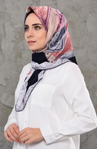 Patterned Rayon Scarf 2235-16 Gray 2235-16