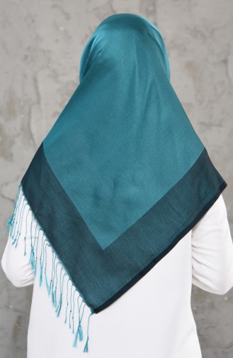 Double Sided Tasseled Scarf  2237-30 Almond Green 2237-30