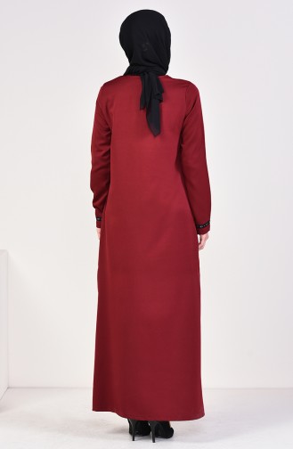 Striped Abaya 99194-03 Cherry 99194-03