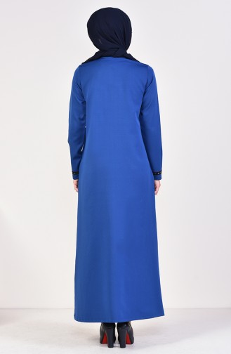 Striped Abaya 99194-05 Indigo 99194-05