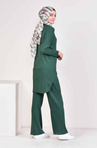 Tunik Pantolon İkili Takım 3311-21 Yeşil