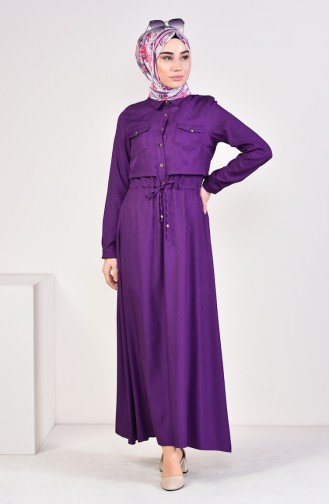 Robe Hijab Pourpre 18006-08