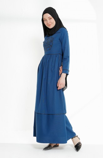 Robe Hijab Indigo 9020-08