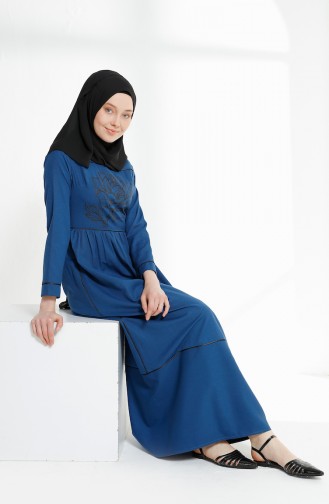 Robe Hijab Indigo 9020-08