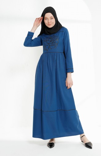 Robe Hijab Indigo 9020-08