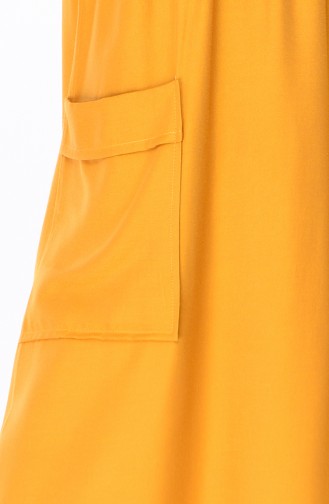 Pleated Pockets Tunic 1191-07 Mustard 1191-07