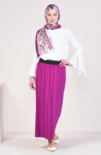 Pleated Skirt 5026-13 Pink 5026-13