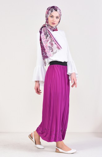 Pleated Skirt 5026-13 Pink 5026-13