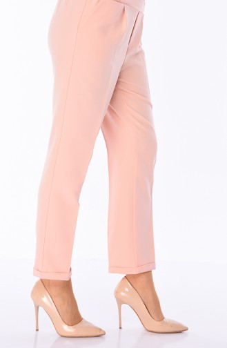 Cuff Leg Pants  1022-02 Salmon 1022-02