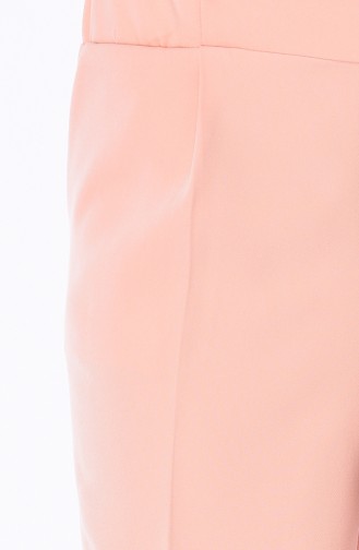 Cuff Leg Pants  1022-02 Salmon 1022-02