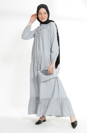 Gray İslamitische Jurk 7268-12