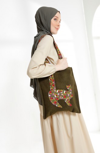 Beige Hijab Dress 7298-03