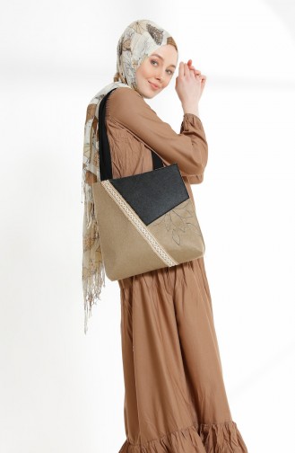 Robe Hijab Camel 7268-07