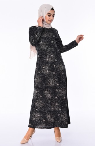 فستان أسود 8808-02