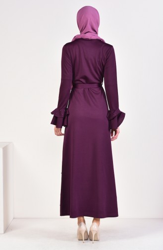 Robe Hijab Plum 4028-02