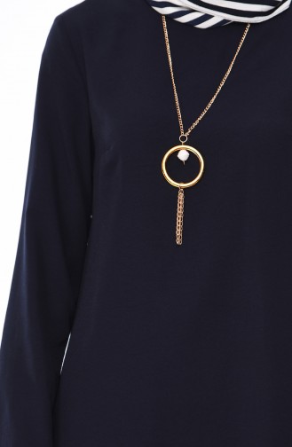 Necklace Tunic 1050-02 Navy 1050-02