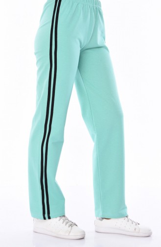 Waist Elastic Tracksuit 18006A-10 Mint Green 18006A-10