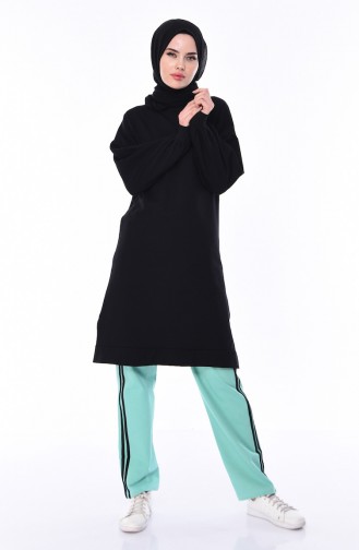 Waist Elastic Tracksuit 18006A-10 Mint Green 18006A-10