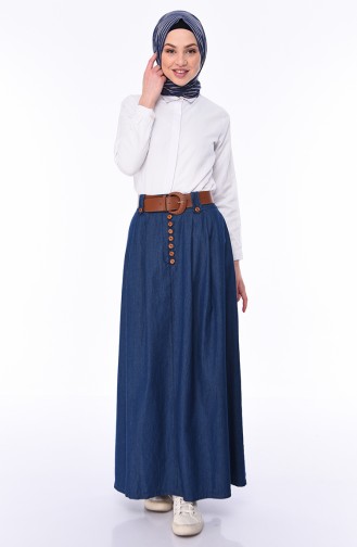 Navy Blue Skirt 7001-02