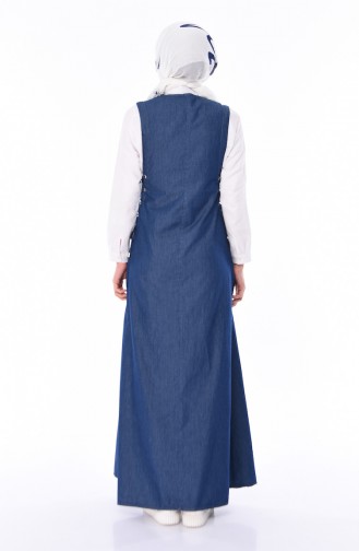 Jeans Gilet Dress 4053-01 Navy Blue 4053-01