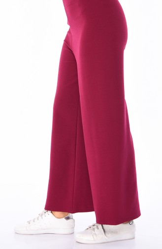 Bol Paça Pantolon 5000-01 Mürdüm 5000-01