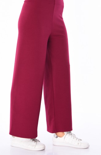 Bol Paça Pantolon 5000-01 Mürdüm 5000-01