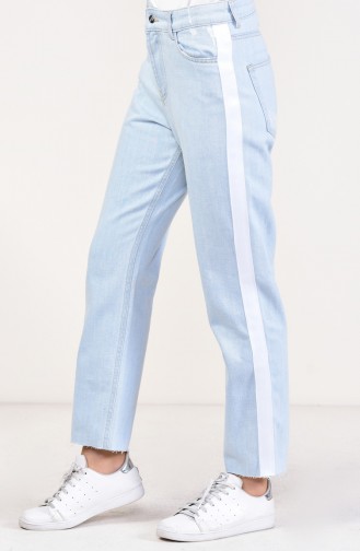 Striped Jeans Pants 2561-01 ice Blue 2561-01