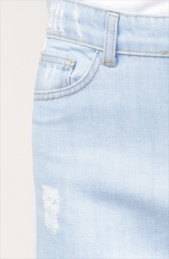 Striped Jeans Pants 2561-01 ice Blue 2561-01