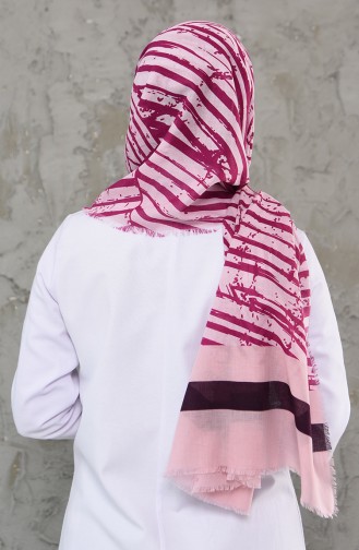 Pattern Cotton Shawl 901474-05 Pink Powder 901474-05