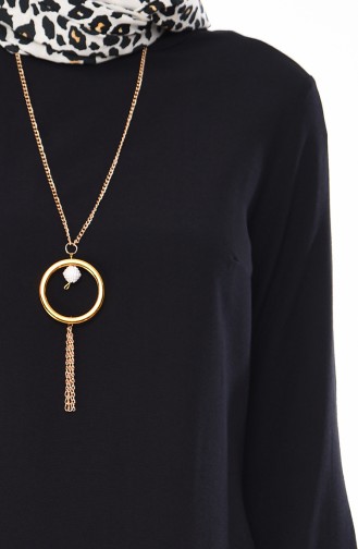 Necklace Tunic 1050-03 Black 1050-03