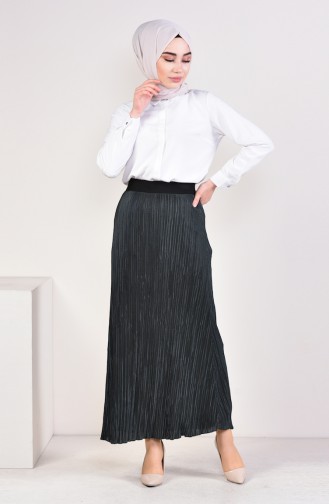 Pleated Skirt 0401-02 Haki 0401-02