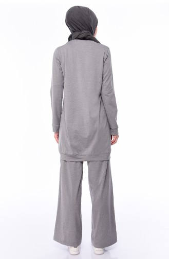 Printed Tracksuit 9062-03 Gray 9062-03