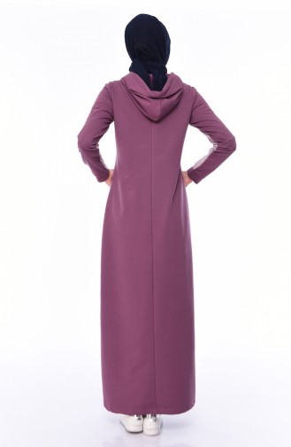 فستان رياضي بتصميم جيوب 9056-03 لون ليلكي 9056-03