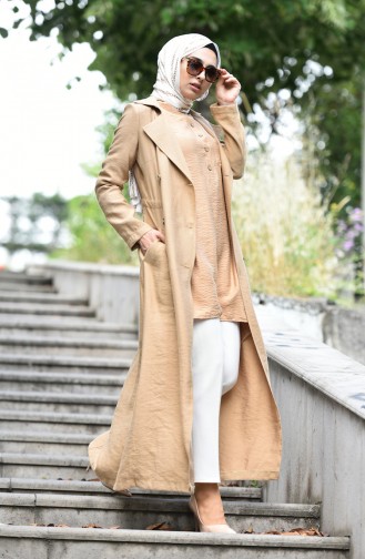 Camel Trench Coats Models 6822-04