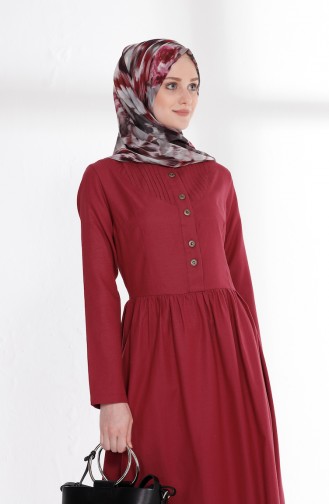 Ribbed Dress 7273-06 Dark Fuchsia 7273-06