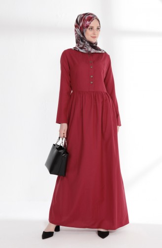 Ribbed Dress 7273-06 Dark Fuchsia 7273-06