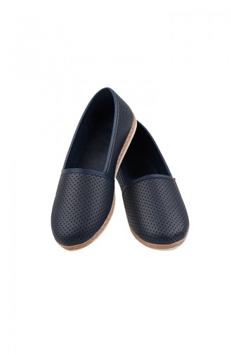 Women´s Flat Shoes 0127-06 Navy Blue 0127-06