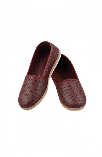 Women´s Flat Shoes  0127-08 Claret Red 0127-08
