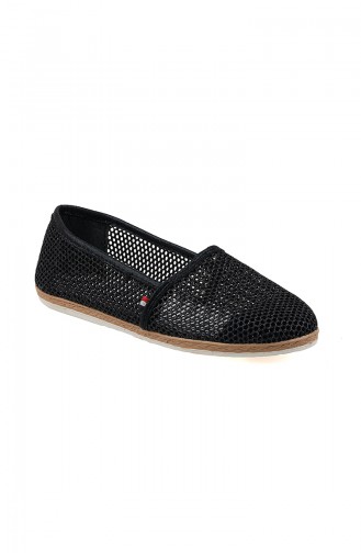 Women´s Mesh Flat Shoes 0129-01 Black 0129-01
