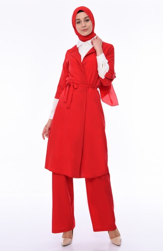 Coat Pants Double Suit 1199-08 Red 1199-08