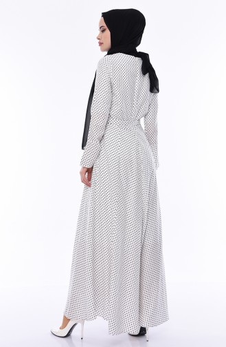 Robe Hijab Blanc 5530-04
