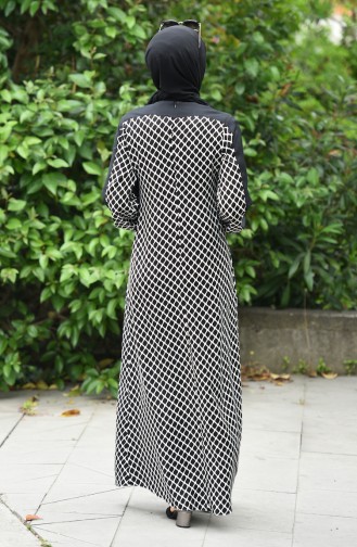 Minahill Printed Dress 10134-01 Black 10134-01