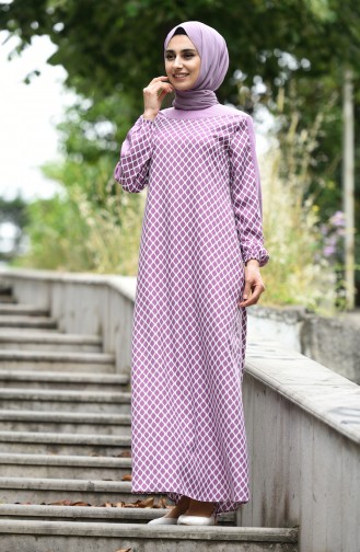 Robe Hijab Lila 10134-03