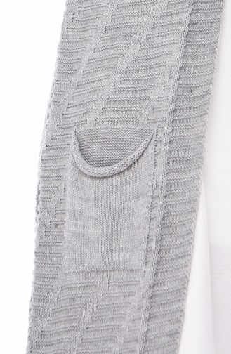 Dark Gray Knitwear 8115-11
